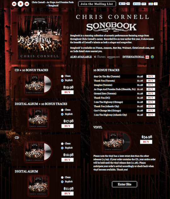 Chris Cornell's Songbook