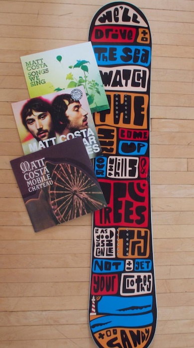 Matt Costa Snowboard pack